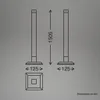 BRILONER Lampadaire LED RVB, noir dimmable avec Voir les images du produit 6