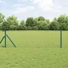 Zaun mit Pfosten Grün 0,4 x 25 m Stahl und PVC Produktbild-Vorschau 1