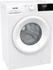 A white Gorenje washing machine is shown from a slightly angled front view against a white background. Produktbild-Vorschau