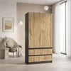 Kleiderschrank Novela, Anthrazit / Wotan2-türig | Moderner Produktbild-Vorschau 13