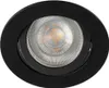 A close-up studio shot of a black recessed ceiling light. Anteprima dell’immagine prodotto