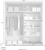 Schlafzimmer-Set komplett Beta 4-teilig Monastery Eiche Produktbild-Vorschau 4