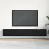 vidaXL TV-Schränk 2 pcs Schwarz 100 x 30 x 30 cm Produktbild-Vorschau 4
