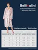 Bellivalini damesbadjas, lang model met capuchon en riem, Productafbeelding-voorbeeld 10
