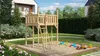 Tabaluga Spielturm 816 D, Farbe:naturbelassen Produktbild-Vorschau 4