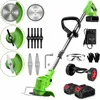 Akku-Rasentrimmer mit 2x 21V Batterie und Ladegerät,3-in-1 Produktbild-Vorschau 1