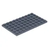 A dark gray LEGO baseplate with studs, shown from a diagonal angle against a white background. Produktbild-Vorschau