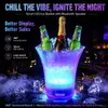 LED-Ice Bucket 5 l, Champagnerkühler, Getränkekühler, Partyzubehör Productafbeelding-voorbeeld