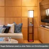 Dřevěná stojací lampa s LED žárovkou E27, vhodná do Náhled obrázku produktu 3