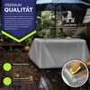 tillvex® Abdeckplane Grau 3x4 m mit Ösen + 10 Haken & 15m Produktbild-Vorschau 5