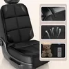 A black car seat cover is shown, with close-up images highlighting its features. Anteprima dell’immagine prodotto