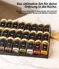 2er Set Verstellbares Gewürzregal für Schublade mit 24 Produktbild-Vorschau 9