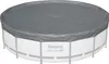 Bestway® Winterfeste Premium-Abdeckplane Ø 427 cm, grau, Produktbild-Vorschau 8