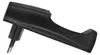 A black battery charger with a European plug. Anteprima dell’immagine prodotto