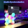 LED Hexagon Wandlampen Set, 12er RGB Spiel Licht, Produktbild-Vorschau 7