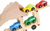 Lkw Aus Holz Mit Einem Set Aus 4 Autos Produktbild-Vorschau 7