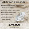 LYOMI Gold Anhänger Kreuz 0,14ct lab-grown Diamant – Produktbild-Vorschau 5
