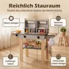 KOMFOTTEU Kinder Grill Spielzeug aus Holz, BBQ Produktbild-Vorschau 2