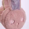 Damen Mädchen Winter Plüsch Ohrenschützer, Süß Kaninchenohr Produktbild-Vorschau 4
