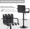Meisterhome® Barhocker 2er Set - Höhenverstellbar mit lehne Produktbild-Vorschau 2