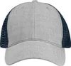Basecap mit Netz / Farbe: grau-dunkelblau Produktbild-Vorschau 2