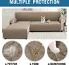 Topchances L Shape Sofa Covers, vodoodpudivý protiskluzový Náhled obrázku produktu 7