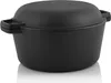 BBQ-Toro Gusseisen Topf 6,8 Liter, Schmortopf zum Kochen Produktbild-Vorschau 4