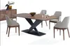 Luxus Set Für Esszimmer 5tlg Tisch 4x Stuhle mit Anrichte Produktbild-Vorschau 4