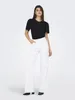 ONLY ONLMADISON BLUSH HW WIDE DNM CRO NO White L/32 Produktbild-Vorschau 2