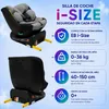 KidsZone Silla Coche Bebe Grupo 0 1 2 3 Isofix, Pata Apoyo Vista previa de la imagen del producto 5