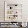 LED Spiegelschrank mit Seiteschrank 80x70 cm mit Produktbild-Vorschau 6