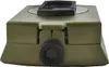 A close-up, front-facing view of a green military compass. Podgląd zdjęcia produktu