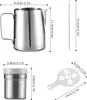 19dílná sada pro umělecké zpracování kávy, 12 oz/350 ml, Náhled obrázku produktu 4