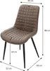 ML-Design Esszimmerstühle 6er Set, Braun, Sitzfläche aus Produktbild-Vorschau 7