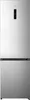 A front view of a silver refrigerator with a black control panel. Produktbild-Vorschau