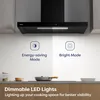 CIARRA A+++ 650 m³/h odsávač pár 90cm nástenný odsávač pár Náhľad obrázku produktu 8