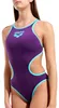 arena Badeanzug One Biglogo für Damen, Farbe:Plum, Größe:38 Produktbild-Vorschau 4