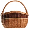 KADAX Panier en osier pour champignons, panier ovale pour Voir les images du produit 8