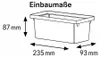 AEG LED Einbauleuchte Außenlampe Wall Silber/Eisen 25x11cm Produktbild-Vorschau 6
