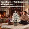 HOMCOM Tisch-Weihnachtsbaum 90 cm, beleuchtet, beschneit, Produktbild-Vorschau 4