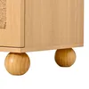 Meuble haut Merax avec portes en treillis, vitrine, design Voir les images du produit 15
