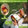 Blockhütte RVS lunchbox 1200 ml lekvrij 3 vakjes Productafbeelding-voorbeeld 2