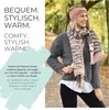 styleBREAKER Damen Strick Stirnband mit Waffelpatent Produktbild-Vorschau 6