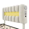 Łóżko tapicerowane Fortuna Lai 140x200 cm z zagłówkiem LED Podgląd zdjęcia produktu 4