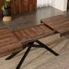 Rozkládací jídelní stůl, rozměry 140/180 x 80 cm, pro 6-8 Náhled obrázku produktu 5