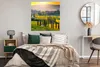 MuchoWow® Poster Gras - Sonne - Hügel - Landschaft 100x100 Produktbild-Vorschau 4