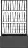 vidaXL Pflanzkübel mit Rankgitter Dunkelgrau 80x36x140 cm Produktbild-Vorschau 3