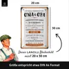 LANOLU Retro Blechschild Geschenk für Oma und Opa Pension Produktbild-Vorschau 10