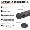 Türdichtung Set für Hark 57 Kaminofen - 2m, Ø 10mm Produktbild-Vorschau 3