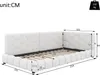 Flieks Polsterbett 90x200cm mit USB, Schlafsofa mit Produktbild-Vorschau 7